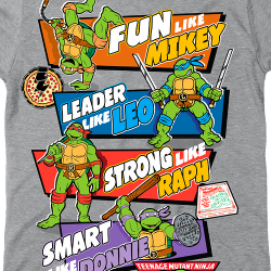 ninja turtle fathers day shirt