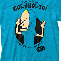 beavis shirt over head