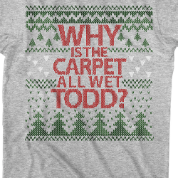 whys the carpet all wet todd