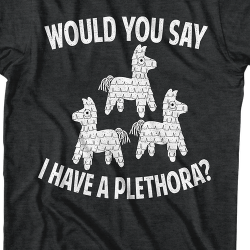 do you even know what a plethora is