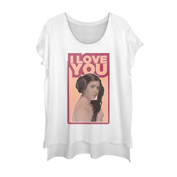 princess leia i love you shirt