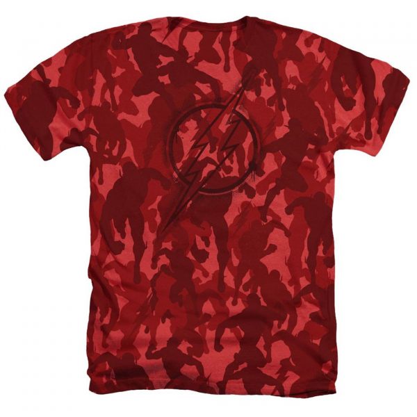 red camouflage shirt