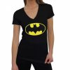 batman v neck womens shirt