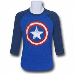 captain america baseball shirt