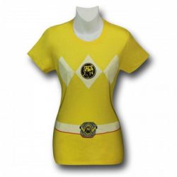 yellow power ranger shirt