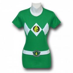 green power ranger t shirt