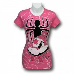 pink spiderman shirt