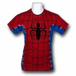 spiderman tie dye shirt