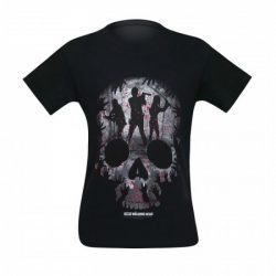 walking dead skull shirt