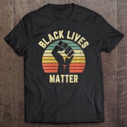 Womens Black Lives Matter Shirt Cool Retro Design For Blm