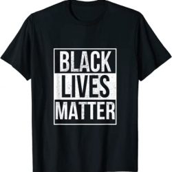 BLM T Shirt - Distressed Black Lives Matter T-Shirt