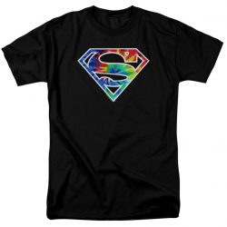 superman tie dye shirt