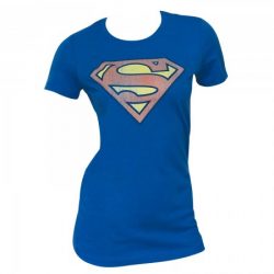 superman distressed logo t shirt