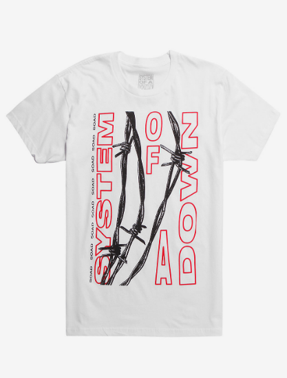 wire band t shirt