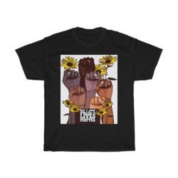 Black Lives Matter (version with white background on colored shirts) Unisex Heavy Cotton Tee | Protest | Bestseller | Social Justice | Gift