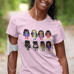 Superhero Shirt - Black Girl Superheroes - Black Power Tee - African American Gifts - Gift for Black Woman