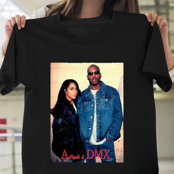 Aaliyah With DMX T-Shirt Unisex S-5XL, DMX Shirt Gift Fan, Aaliyah Shirt, DMX Ruff Ryders Shirt, Rapper Shirt, Hip Hop Shirt, Music Shirt