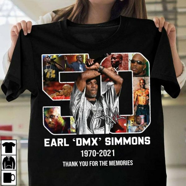Rip Dmx Shirt DMX Rapper Legends Never Die 2021 Cotton Unisex T Shirt