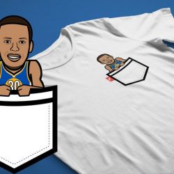 SC30 "SPLASH" Caricature Fauxket (Faux Pocket) Tee