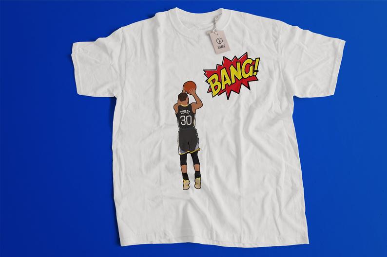 Steph Curry 'BANG' Tshirt Steph Curry 'BANG' Tshirt