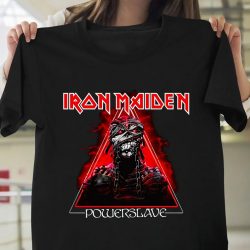 Hot Topic Iron Maiden Powerslave T-Shirt Black Size S-5XL - Iron Maiden Vintage Shirt - Iron Maiden Eddie Shirt For Man