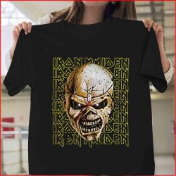 Iron Maiden Mens Rock Shirt Classic Rock Vintage Tee - Iron Maiden Vintage Shirt, Iron Maiden Eddie T Shirt Unisex