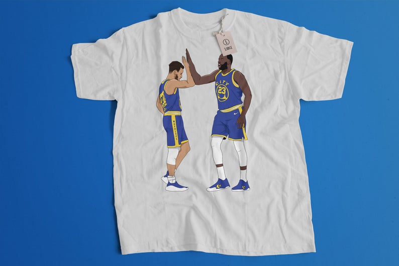 Steph Curry and Draymond Green Tshirt Steph Curry and Draymond Green Tshirt