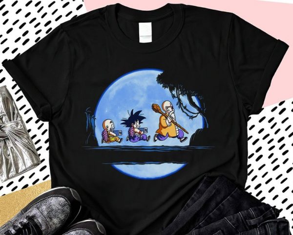 Dragon Ball Shirt, Baby Goku, Krillin, Master Roshi, Classic Anime Shirt, Gift For Him, DBZ Movies Manga Shirt, Anime Manga Lover