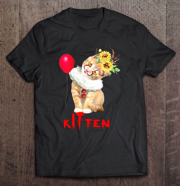 Kitten Pennywise Cat Sunflower Version