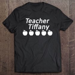Teacher Tiffany Vipkid 5 Apple Review Shirt