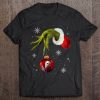 Grinch Hand Holding Michael Myers Christmas Sweater