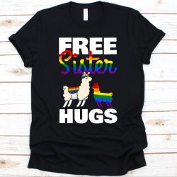 Free Sister Hugs, Lesbian Shirt, LGBT Shirt, Bisexual Pride, Bi Pride Shirt, Bisexual Pride Shirt, Pride Months Shirt, Sister