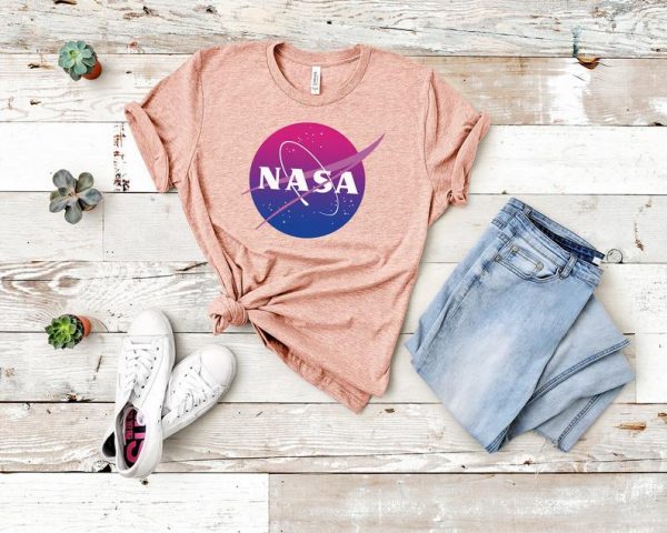 LGBT t shirt, Bi Pride NASA Shirt, Bisexual Shirt, Bi Pride T shirt, Bisexual Pride Flag, Bi Pride Shirt, Lgbt Pride Shirt, Bi Shirt