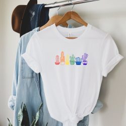 LGBTQ Cactus Shirt, LGBT Flowers, Gay Couple Matching, Queer Gift, LGBT Shirt, Be Kind Shirt, Equality, Lesbian, Pride Shirt, Gay Cactus Tee