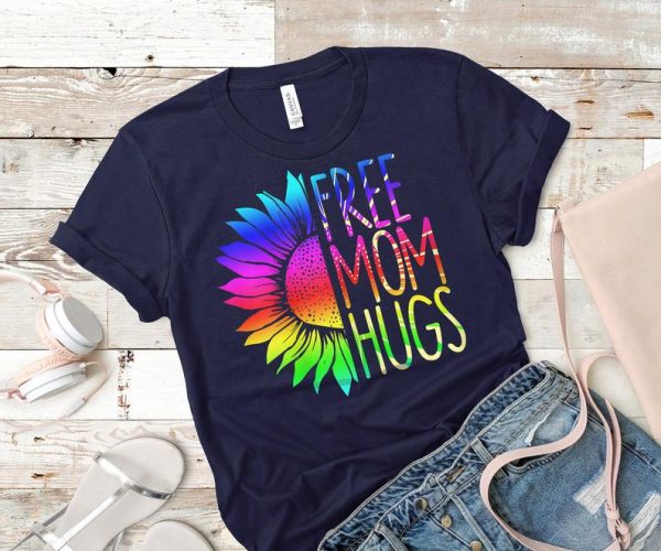 Free Mom Hugs Shirt, LGBT shirt, Gay pride shirt, Pride shirt, Lesbian shirt, LGBT pride Shirt, Equality shirt, Support LGBT Pride Mom