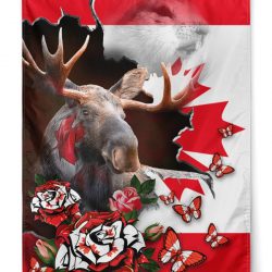 Moose Canada Proud Nation Flags