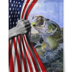 Fishing American Flags