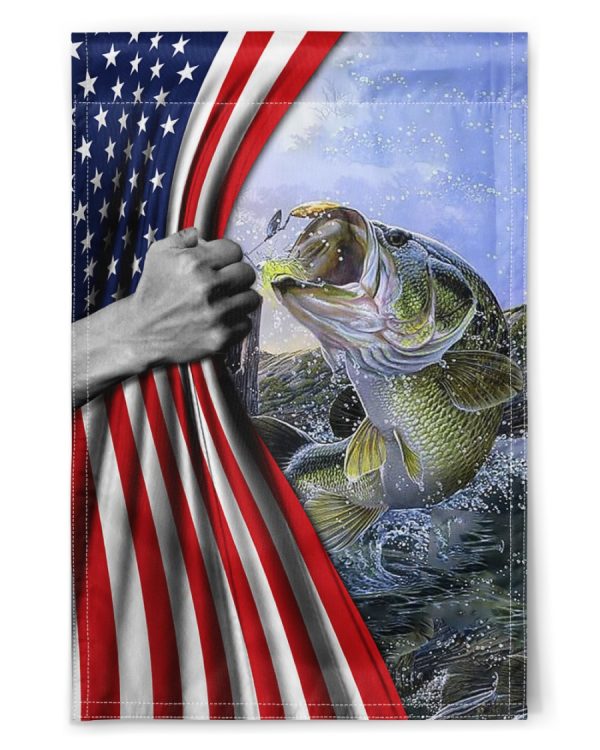 Fishing American Flags
