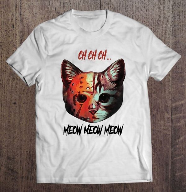 Ki Ki Ki Meow Meow Meow Jason Voorhees Cat White Version