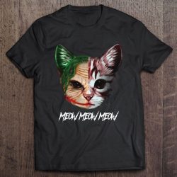 Meow Meow Meow Joker Cat Halloween