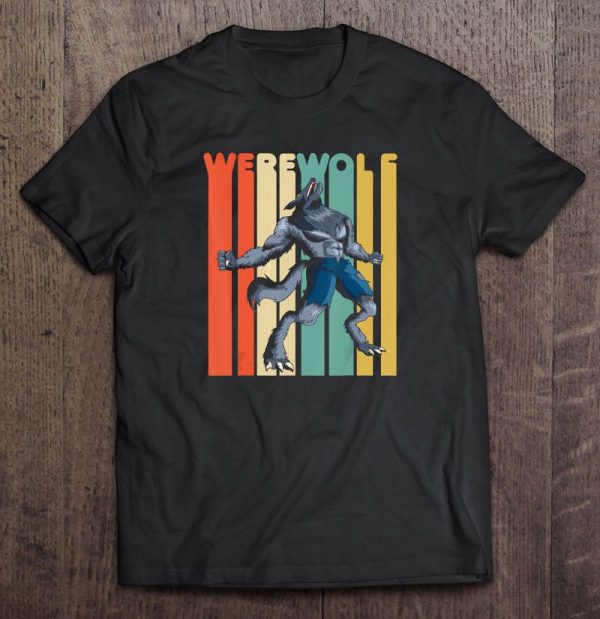 Werewolf Retro Vintage Version