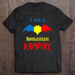 I Am A Romanian Vampire Romania Flag Dracula