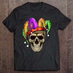 Skull Mardi Gras Jester Joker Carnival Louisiana Cajun