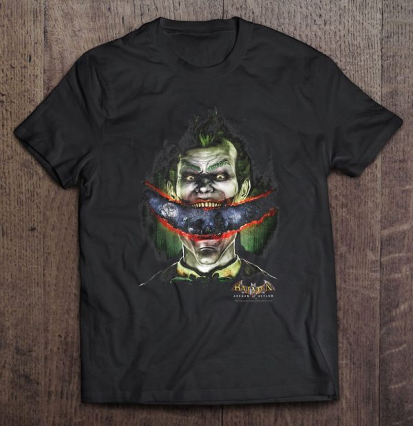 Batman Arkham Asylum Joker Crazy Lips Tank Top