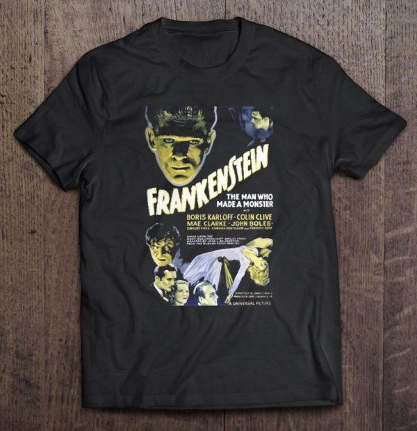 Frankenstein Vintage Horror Movie Scary Halloween Monster