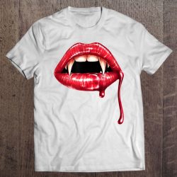 Awesome Vampire Fangs Lips Dracula Halloween Trick Or Treat