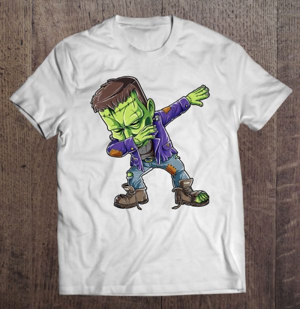 Dabbing Frankenstein Funny Halloween Gift Men Monster Zombie