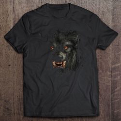 Werewolf Face Scary Halloween Design Adult Mens Womens