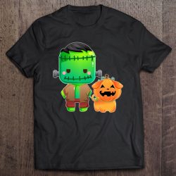 Frankenstein And Pumpkin Dog Halloween Gifts