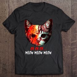 Ch Ch Ch Meow Meow Meow Jason Voorhees Cat Version